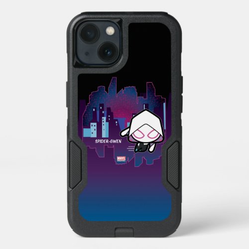 Kawaii Ghost_Spider City Skyline iPhone 13 Case