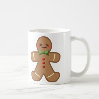 Kawaii Gingerbread Man Coffee Mug