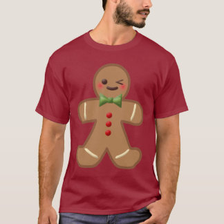 Kawaii Gingerbread Man T-Shirt
