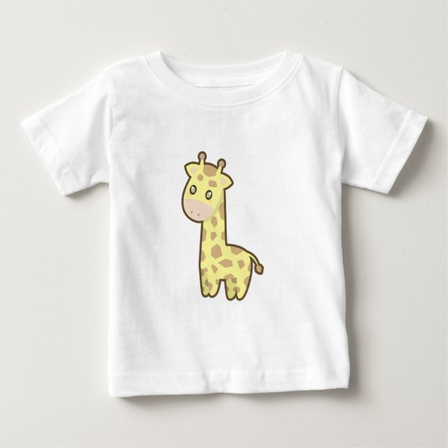 Kawaii Giraffe Baby T-Shirt (Front)