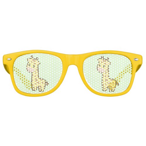 Kawaii Giraffe Retro Sunglasses