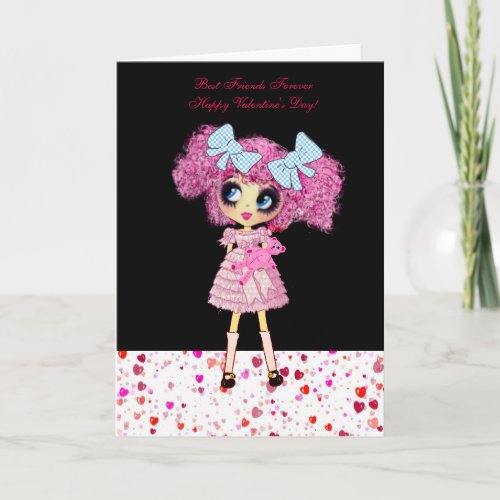 Kawaii Girl Birthday Cards with PinkyP