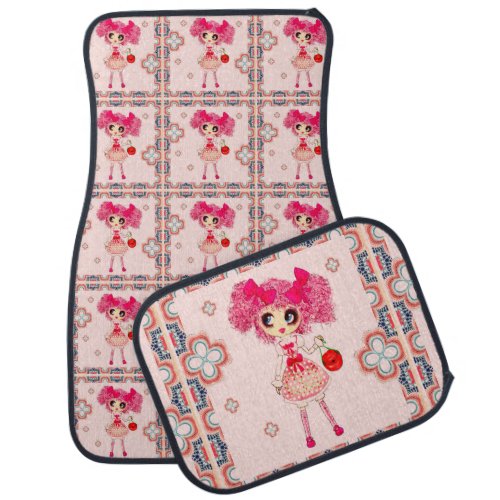 Kawaii Girl PinkyP Sweet Lolita so cute Car Mat