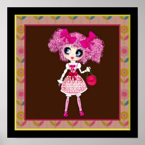 Kawaii Girl PinkyP Sweet Lolita so cute Poster