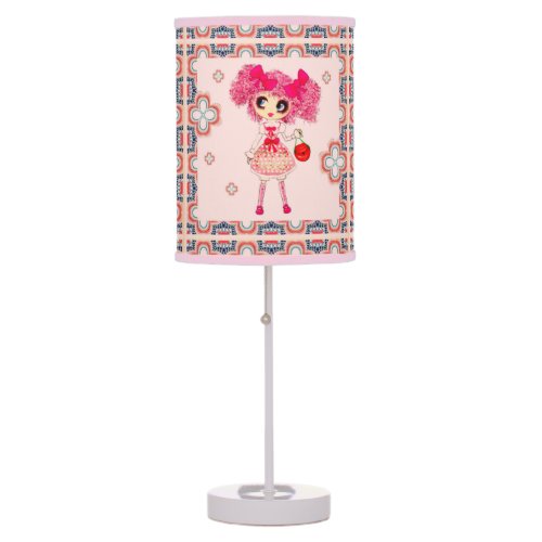 Kawaii Girl PinkyP sweet lolita Table Lamp
