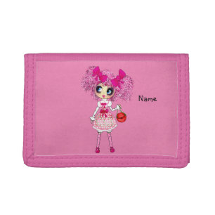 Kawaii Girl PinkyP Tri-fold Wallet