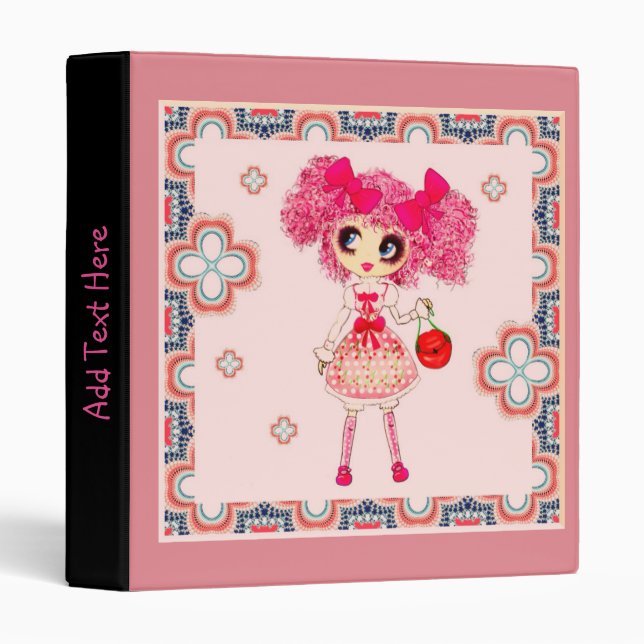 Kawaii Girl so cute and sweet Binder (Front/Spine)