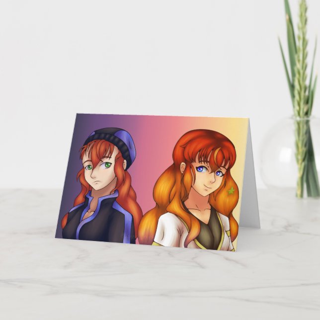 Kawaii Girls Card (Front)