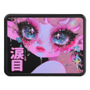 Kawaii Glitter Teary Eyes "Namidame" Japanese Hitch Cover