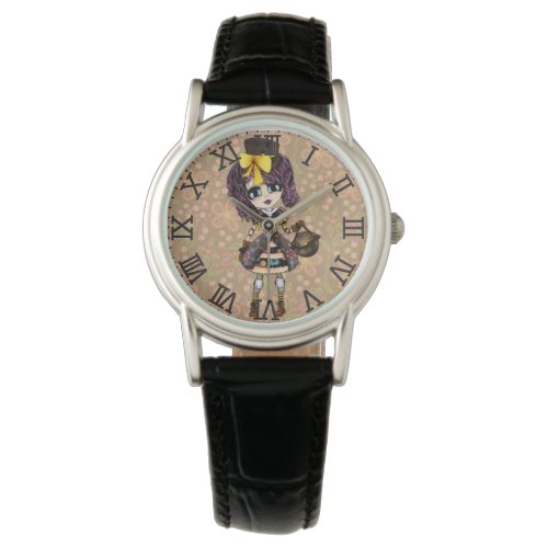 Kawaii goth lolita Steampunk Watch