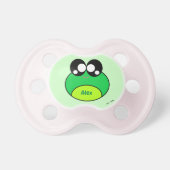 Kawaii Green Frog Cute Pacifier (Front)