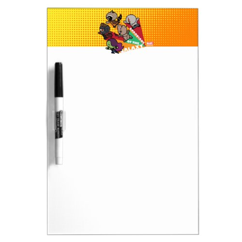 Kawaii Guardians of the Galaxy Group Jump Dry Erase Board