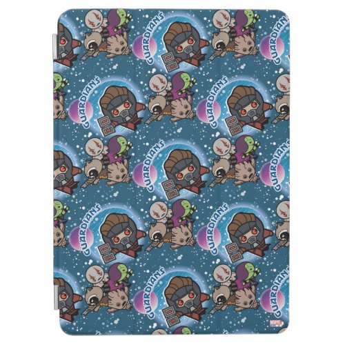 Kawaii Guardians of the Galaxy Pattern iPad Air Cover