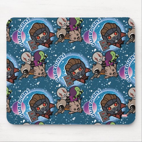 Kawaii Guardians of the Galaxy Pattern Mouse Pad