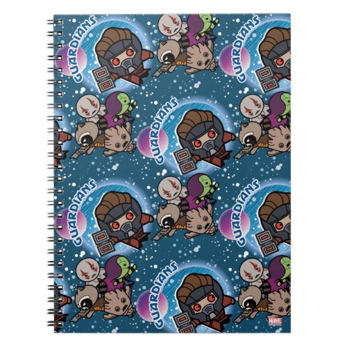 Kawaii Guardians of the Galaxy Pattern Notebook