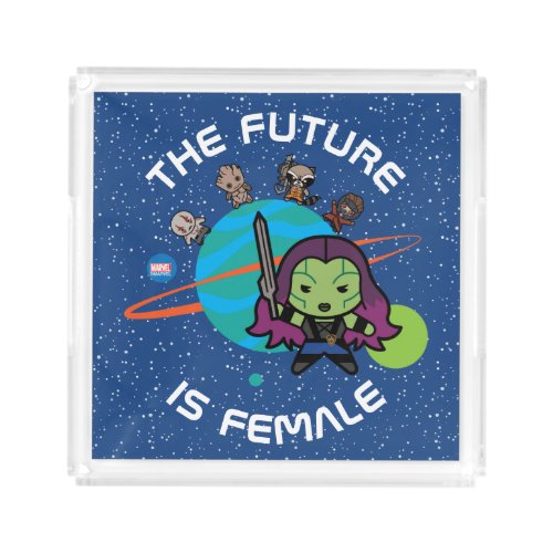 Kawaii Guardians of the Galaxy Planet Graphic Acrylic Tray