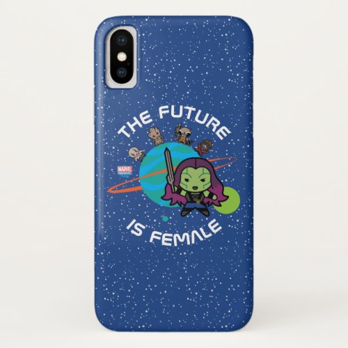 Kawaii Guardians of the Galaxy Planet Graphic iPhone X Case