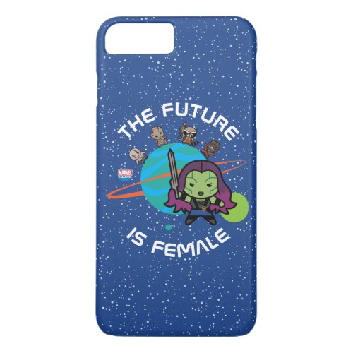 Kawaii Guardians of the Galaxy Planet Graphic iPhone 8 Plus7 Plus Case