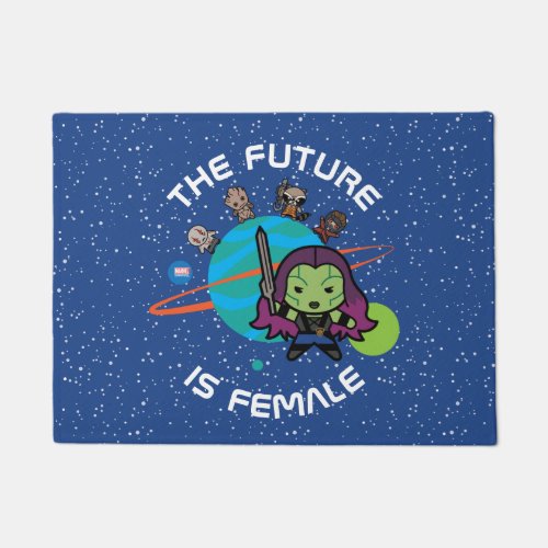 Kawaii Guardians of the Galaxy Planet Graphic Doormat