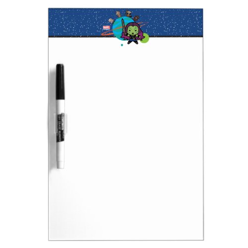Kawaii Guardians of the Galaxy Planet Graphic Dry Erase Board