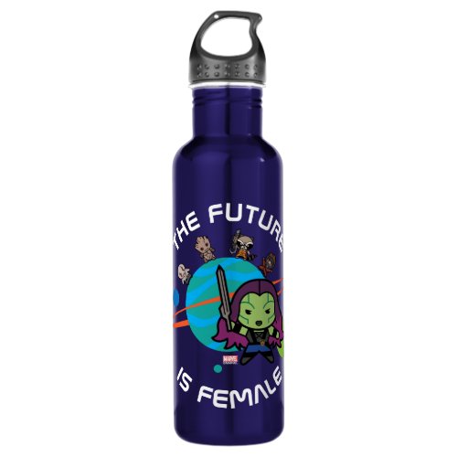 Kawaii Guardians of the Galaxy Planet Graphic Stainless Steel Water Bottle