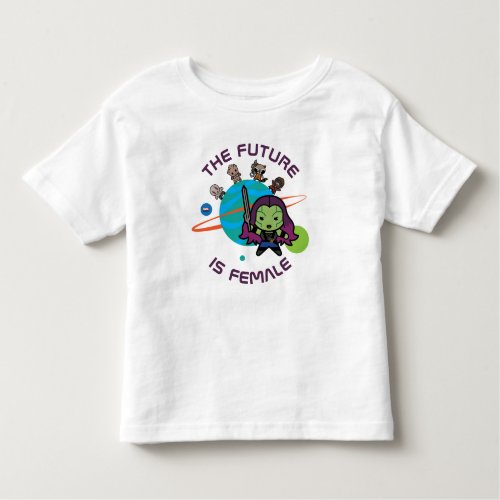 Kawaii Guardians of the Galaxy Planet Graphic Toddler T_shirt