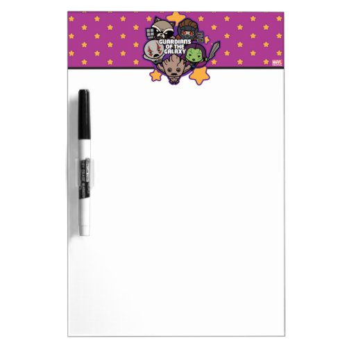 Kawaii Guardians of the Galaxy Star Graphic Dry_Erase Board