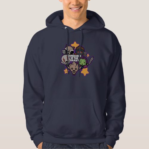 Kawaii Guardians of the Galaxy Star Graphic Hoodie