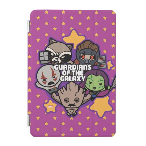 Kawaii Guardians of the Galaxy Star Graphic iPad Mini Cover