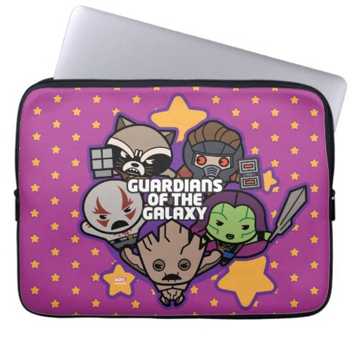 Kawaii Guardians of the Galaxy Star Graphic Laptop Sleeve