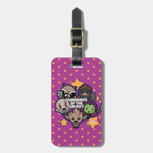 Kawaii Guardians of the Galaxy Star Graphic Luggage Tag