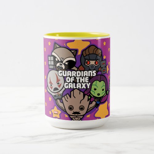 Kawaii Guardians of the Galaxy Star Graphic Two_Tone Coffee Mug