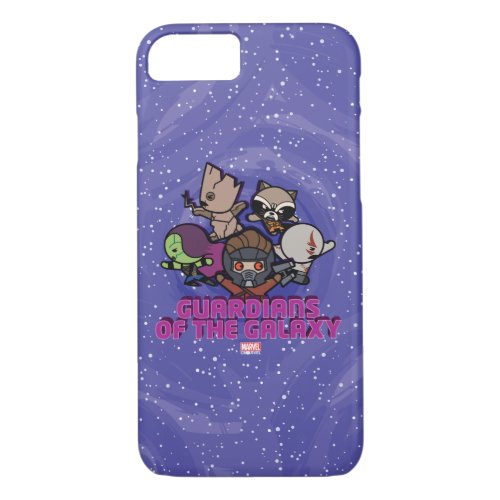 Kawaii Guardians of the Galaxy Swirl Graphic iPhone 87 Case