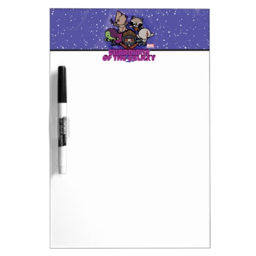 Kawaii Guardians of the Galaxy Swirl Graphic Dry Erase Board