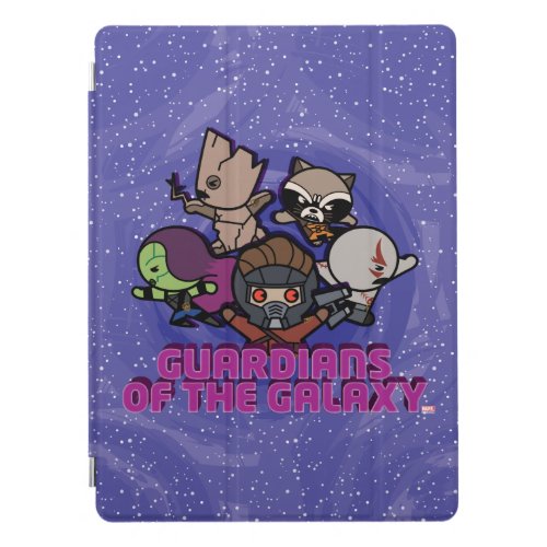 Kawaii Guardians of the Galaxy Swirl Graphic iPad Pro Cover