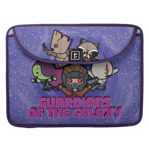 Kawaii Guardians of the Galaxy Swirl Graphic Sleeve For MacBooks