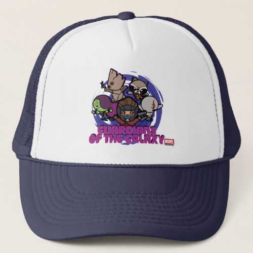 Kawaii Guardians of the Galaxy Swirl Graphic Trucker Hat