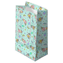 Kawaii Guinea Pig Unicorn Pattern in Blue