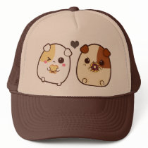 Kawaii guinea pigs trucker hat