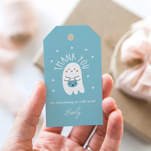 Kawaii Halloween Baby Shower Favor Tag