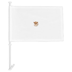 Kawaii Halloween Dog � Pumpkin Ghost Puppy Sticker Car Flag