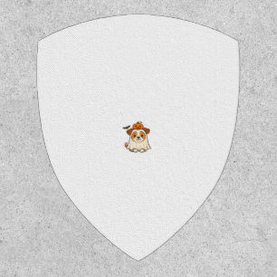 Kawaii Halloween Dog � Pumpkin Ghost Puppy Sticker Patch