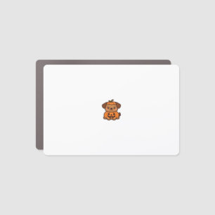 Kawaii Halloween Dog � Pumpkin Puppy Sticker Class Car Magnet