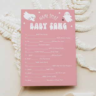 Kawaii Halloween Name That Baby Song Game Card