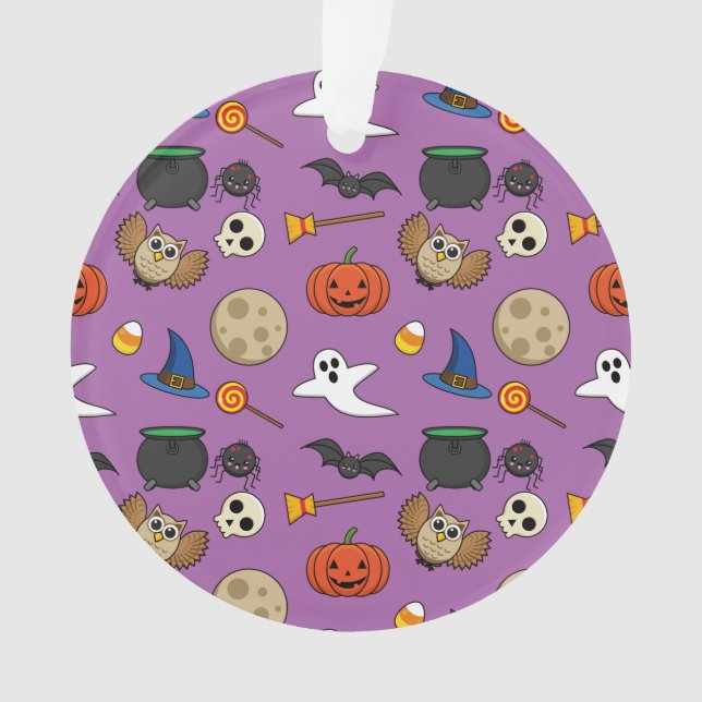 Kawaii Halloween Pack Ornament (Front)