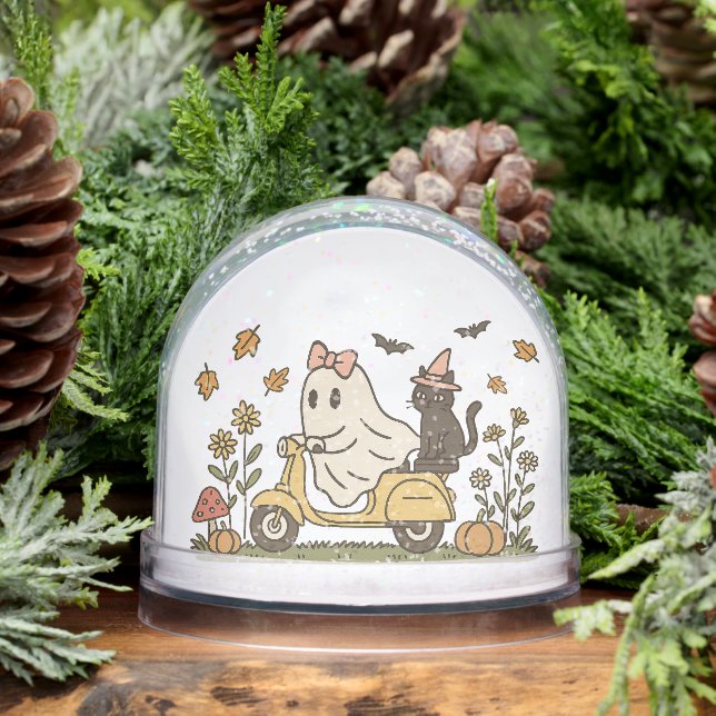 kawaii halloween  snow globe (Winter)