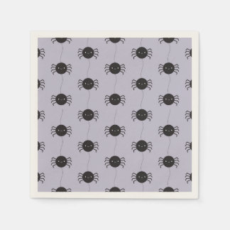 Kawaii Halloween Spiders Napkins