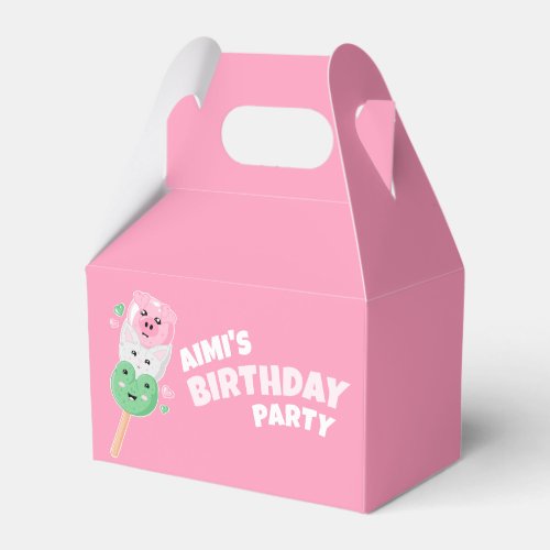 Kawaii Hanami Dango Birthday Party Favor Boxes