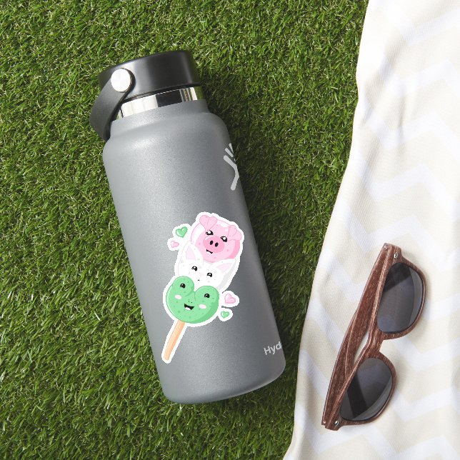 Kawaii Hanami Dango Sticker (HydroFlask Insitu)