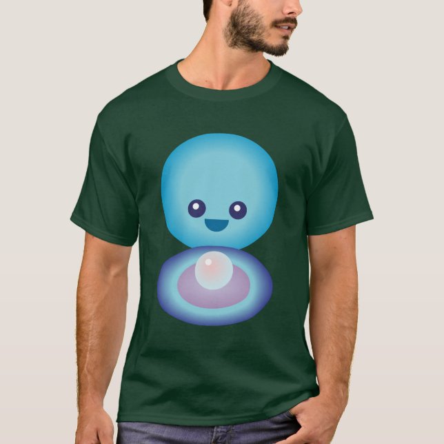 Kawaii Happy Clam T-Shirt (Front)